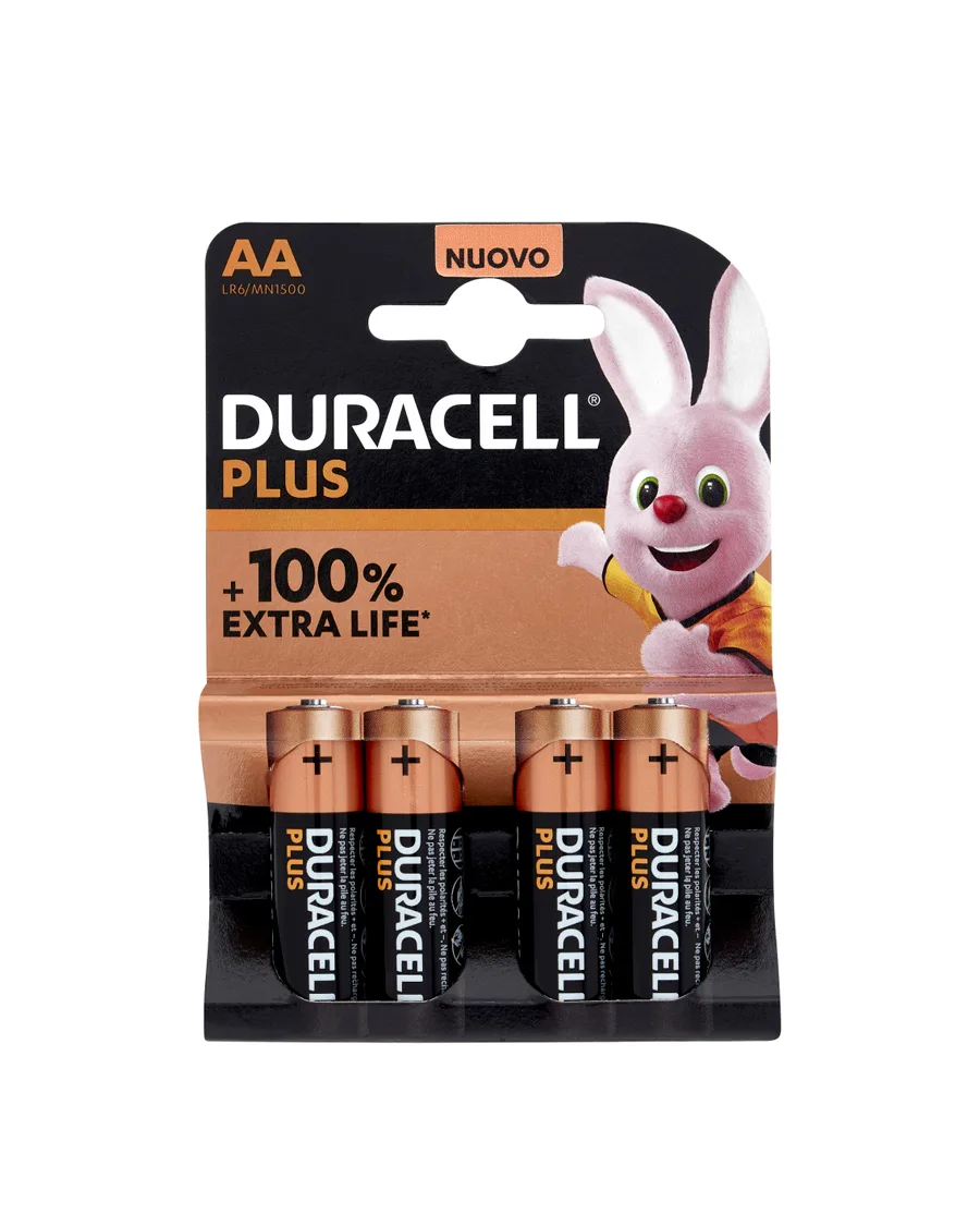 Duracell Plus Batterie Stilo AA